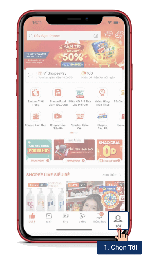 Rút tiền ví Shopee về tài khoản ngân hàng