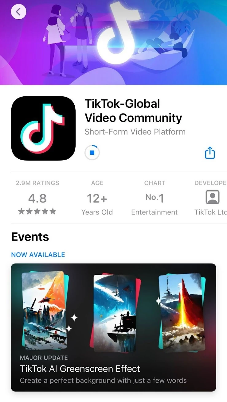 Tải ứng dụng TikTok