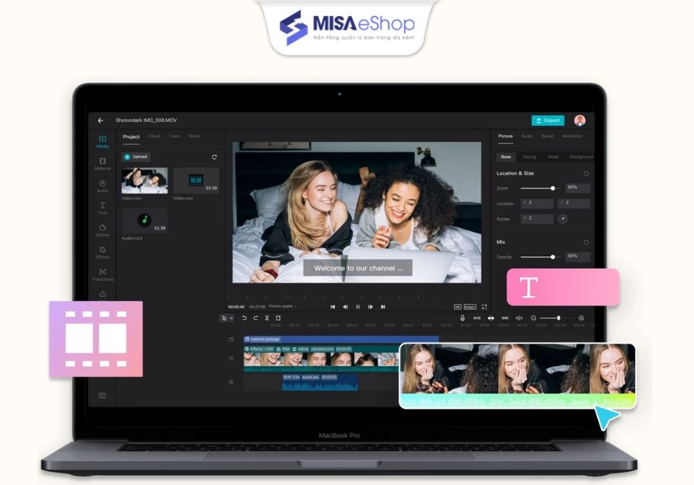 Ứng dụng CapCut chỉnh sửa video TikTok