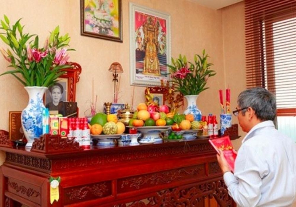 xin lộc buôn bán từ gia tiên