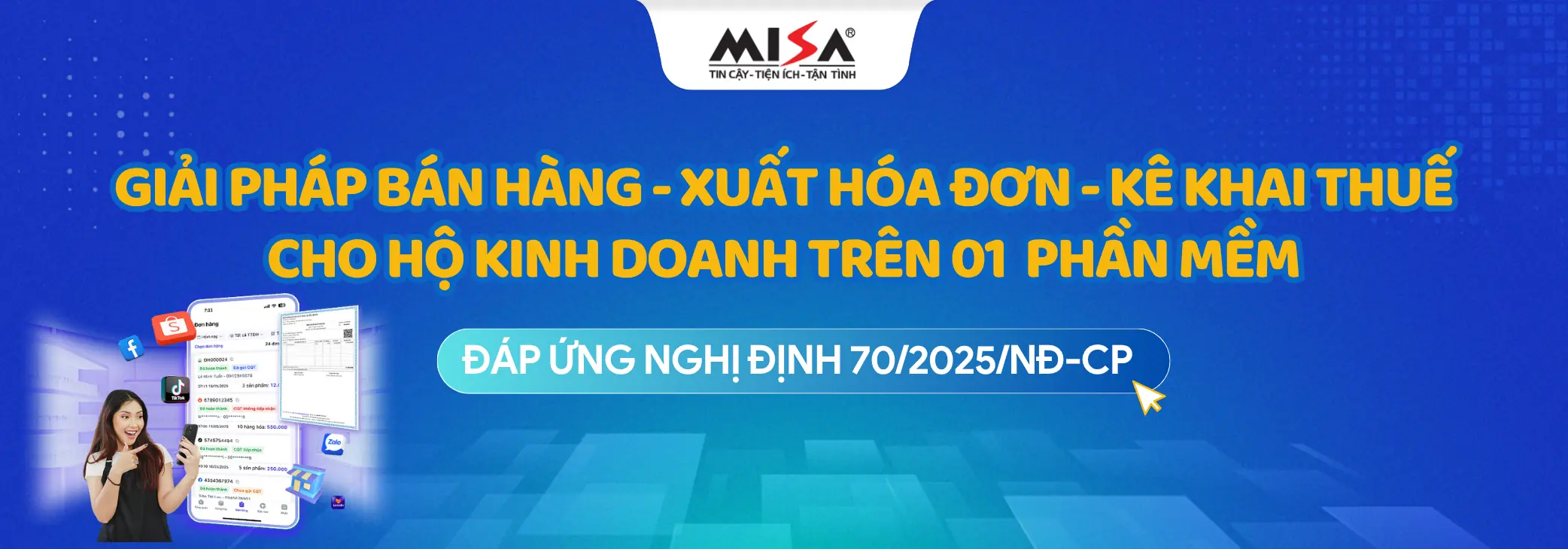 Bộ giải pháp hộ kinh doanh MISA