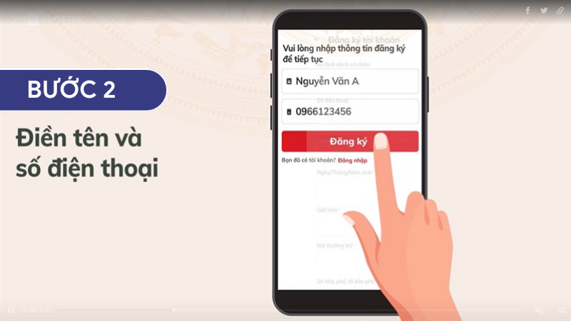 Cách đăng ký tài khoản VNeID