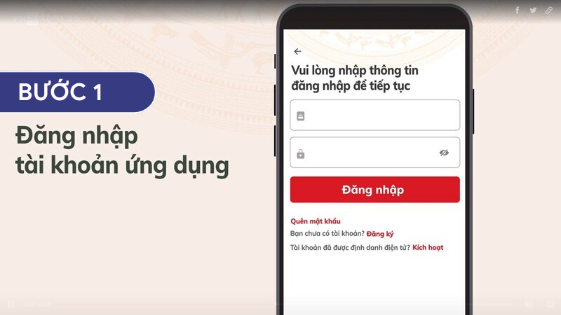 Hướng dẫn đăng ký tài khoản định danh điện tử VNeID mức 1