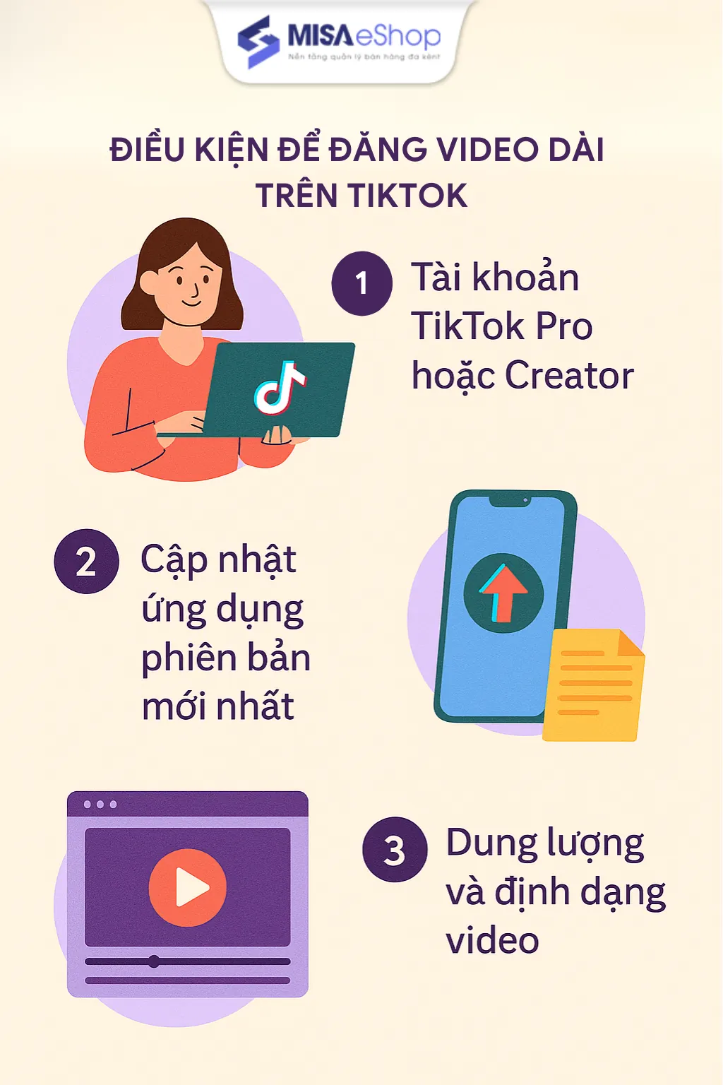 Đăng video dài lên TikTok