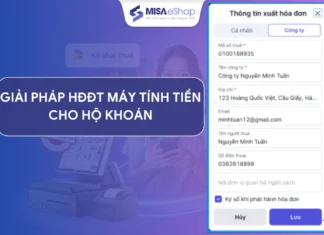 Giải pháp hóa đơn máy tính tiền hộ khoán: Đâu là lựa chọn TỐI ƯU & TIẾT KIỆM? Giải pháp hóa đơn máy tính tiền hộ khoán