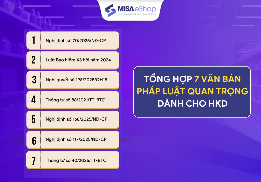 7 văn bản pháp luật quan trọng cho hkd 7 văn bản pháp luật quan trọng cho hkd