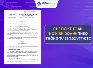 Chế độ kế toán hộ kinh doanh theo Thông tư 88/2021 TT-BTC, chủ cửa hàng cần lưu ý gì? chế độ kế toán hộ kinh doanh theo thông tư 88