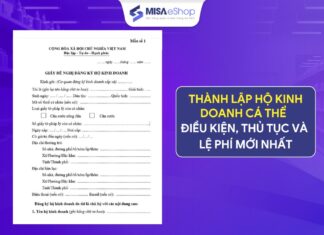 Thành lập hộ kinh doanh cá thể: Điều kiện, thủ tục và lệ phí mới nhất 2026 Thành lập hộ kinh doanh cá thể