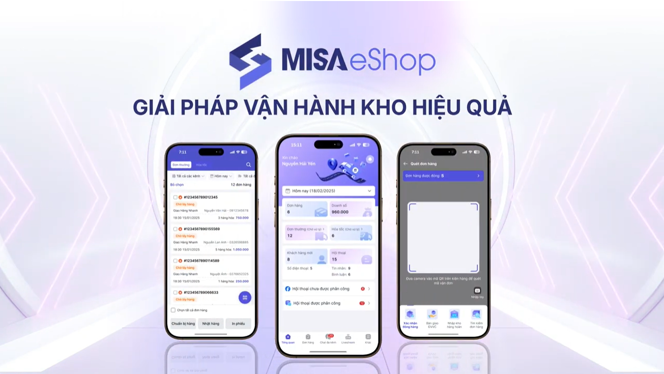 Giải pháp vận hành kho hiệu quả trên MISA eShop | MISA ESHOP