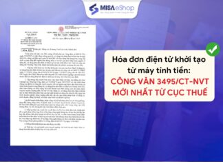 Công văn 3495/CT-NVT về hóa đơn điện tử máy tính tiền công văn 3495/CT-NVT từ cục Thuế