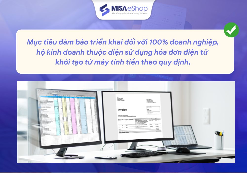 hóa đơn điện tử khởi tạo từ máy tính tiền