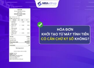 Hóa đơn khởi tạo từ máy tính tiền có cần ký số? Giải đáp nhanh cho Hộ kinh doanh