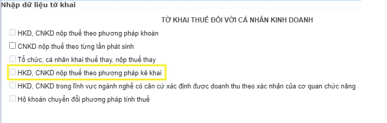 kê khai thuế điện tử qua Cổng thông tin Thuế điện tử
