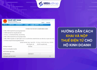 Hướng dẫn cách khai và nộp thuế điện tử cho hộ kinh doanh