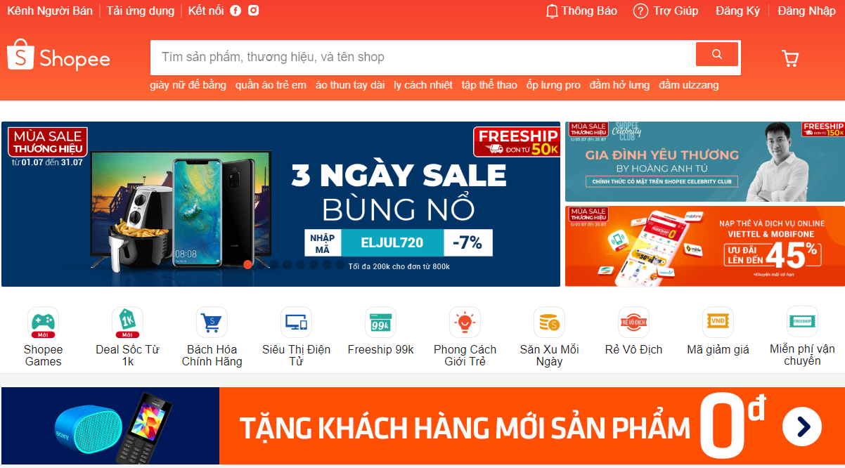 cơ chế hoạt động của shopee ngoại tìm kiếm