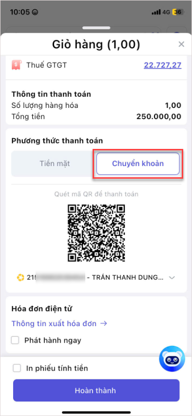 Hướng dẫn lên đơn hàng trên điện thoại