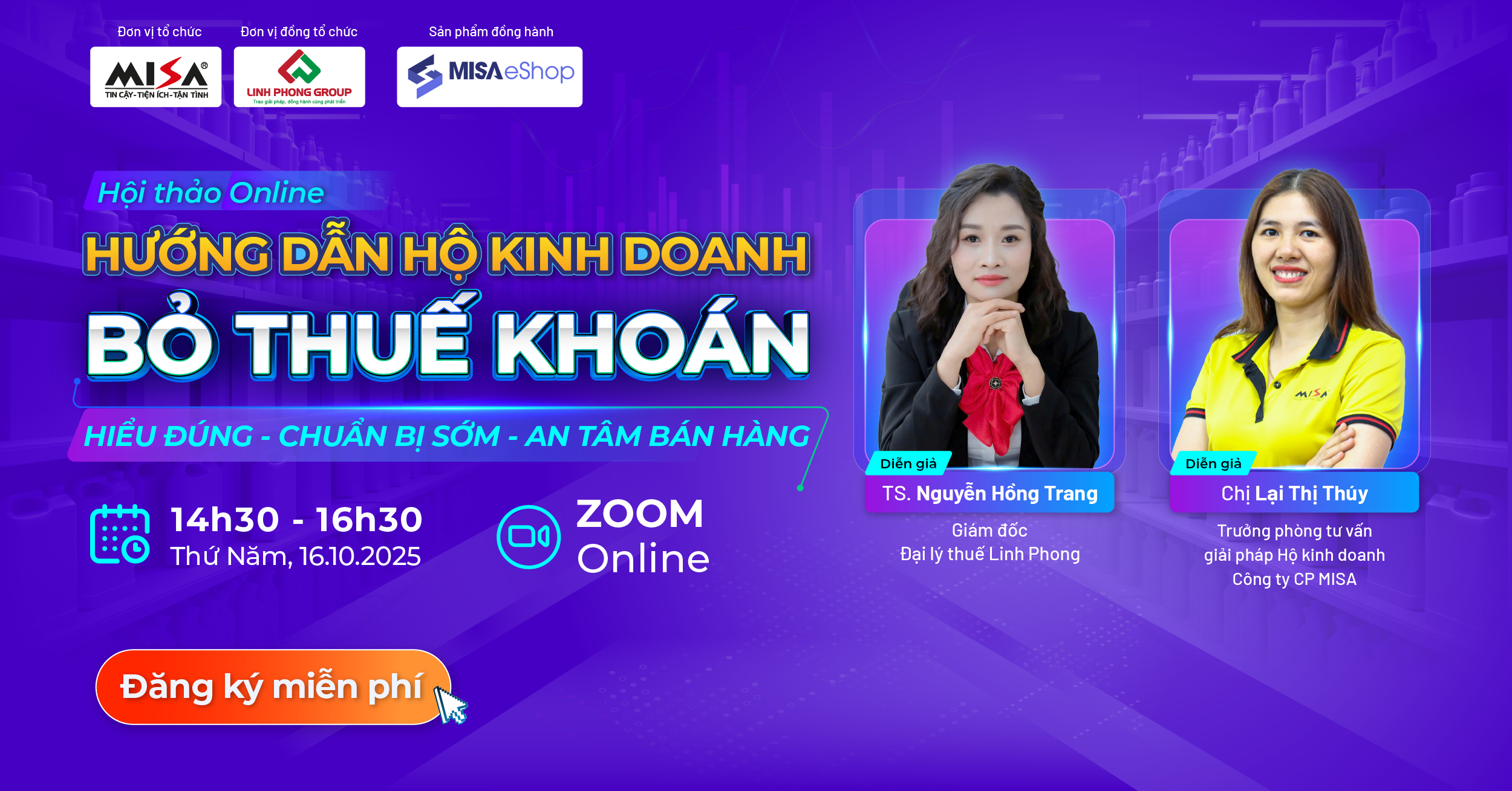 hướng dẫn hộ kinh doanh bỏ thuế khoán: hiểu đúng - chuẩn bị sớm - an tâm bán hàng