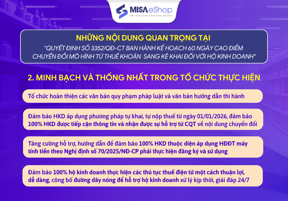 Những nội dung quan trọng tại Quyết định số 3352/QĐ-CT