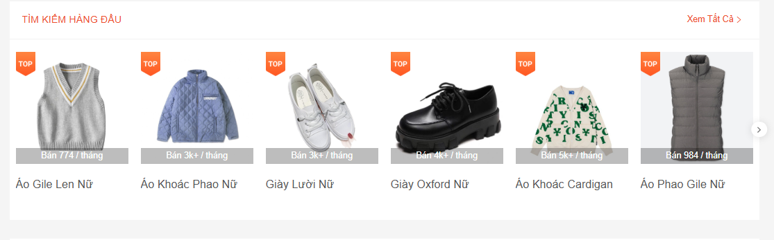 ngành thời trang nữ luôn là ngành bán chạy trên shopee