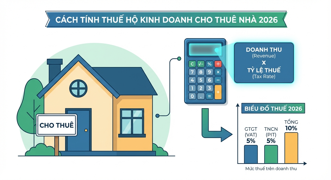 cách tính thuế hkd cho thuế nhà
