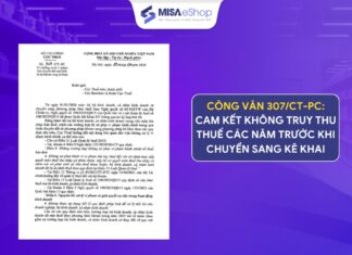 Công văn 307/CT-PC: Cam kết không truy thu thuế các năm trước khi chuyển khoán sang kê khai Công văn 307/CT-PC: Cam kết không truy thu thuế các năm trước khi chuyển sang kê khai