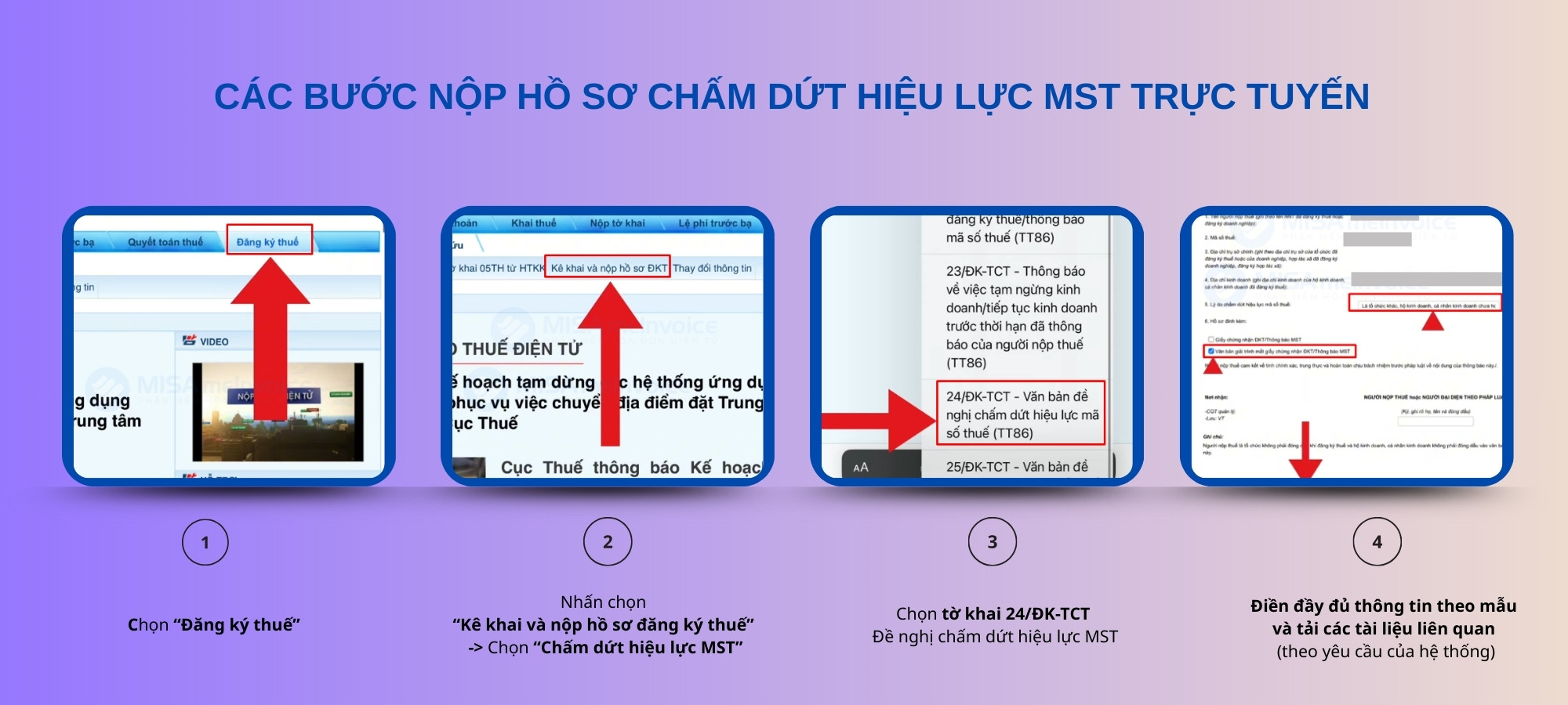 quy trình thủ tục đóng mã số thuế hộ kinh doanh online