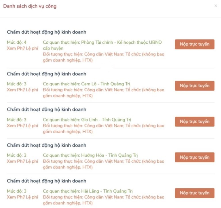 giải thể hkd cá thể