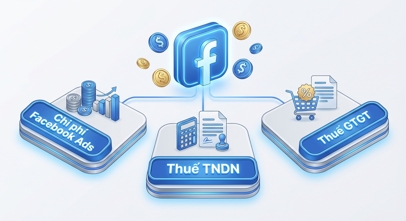 Chi phí ads Facebook có được trừ khi tính thuế TNDN và khấu trừ thuế GTGT?