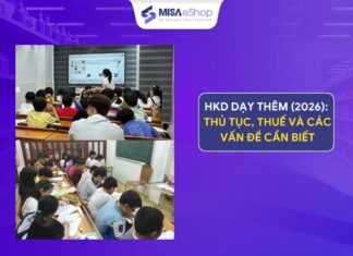 Hộ kinh doanh dạy thêm (2026): Thủ tục, thuế, hóa đơn điện tử và các vấn đề cần biết Hộ kinh doanh dạy thêm