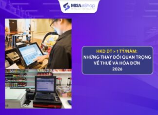 Hộ kinh doanh doanh thu trên 1 tỷ/năm: Những thay đổi quan trọng về Thuế và Hóa đơn 2026 hộ kinh doanh doanh thu trên 1 tỷ