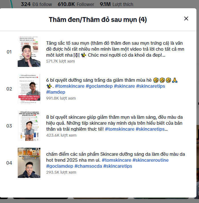 Tạo seri nội dung