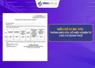 Mẫu số 01/BK-STK Thông báo số tài khoản, số hiệu ví điện tử hộ kinh doanh mẫu số 01-BK-STK thông báo số tài khoản ban hành kèm thông tư 18/2026/TT-BTC