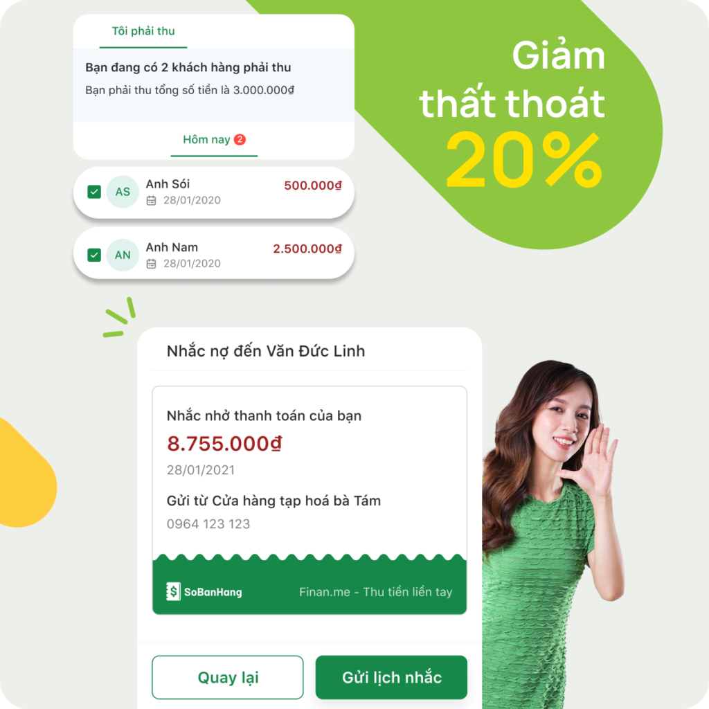 phần mềm quản lý công nợ Sổ Bán Hàng
