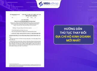 Hướng dẫn thủ tục thay đổi địa chỉ hộ kinh doanh mới nhất thay đổi địa chỉ hkd