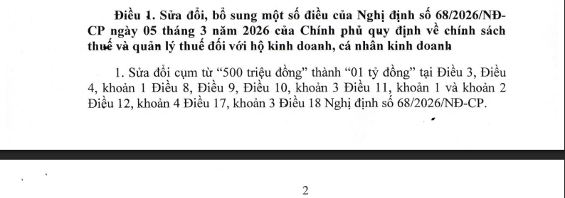 Điều 1 Nghị định 141 2026 NĐ CP