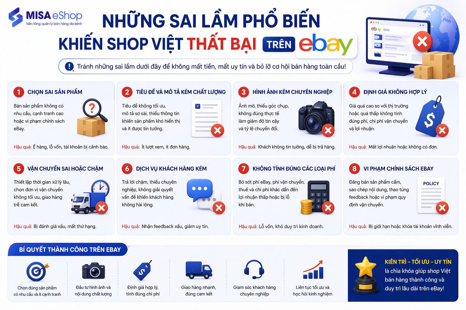Bán hàng trên eBay từ Việt Nam: hướng dẫn thực chiến 2026