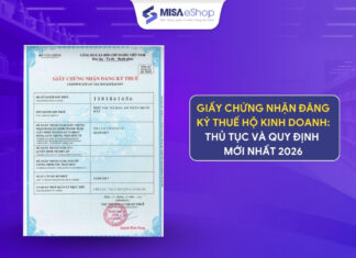Giấy chứng nhận đăng ký thuế hộ kinh doanh: Thủ tục và Quy định mới nhất 2026 Giấy chứng nhận đăng ký thuế hộ kinh doanh