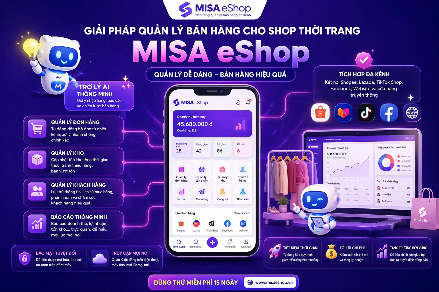 Mở shop quần áo với 20 triệu: kế hoạch thực tế, đúng vốn, đúng bước 2026
