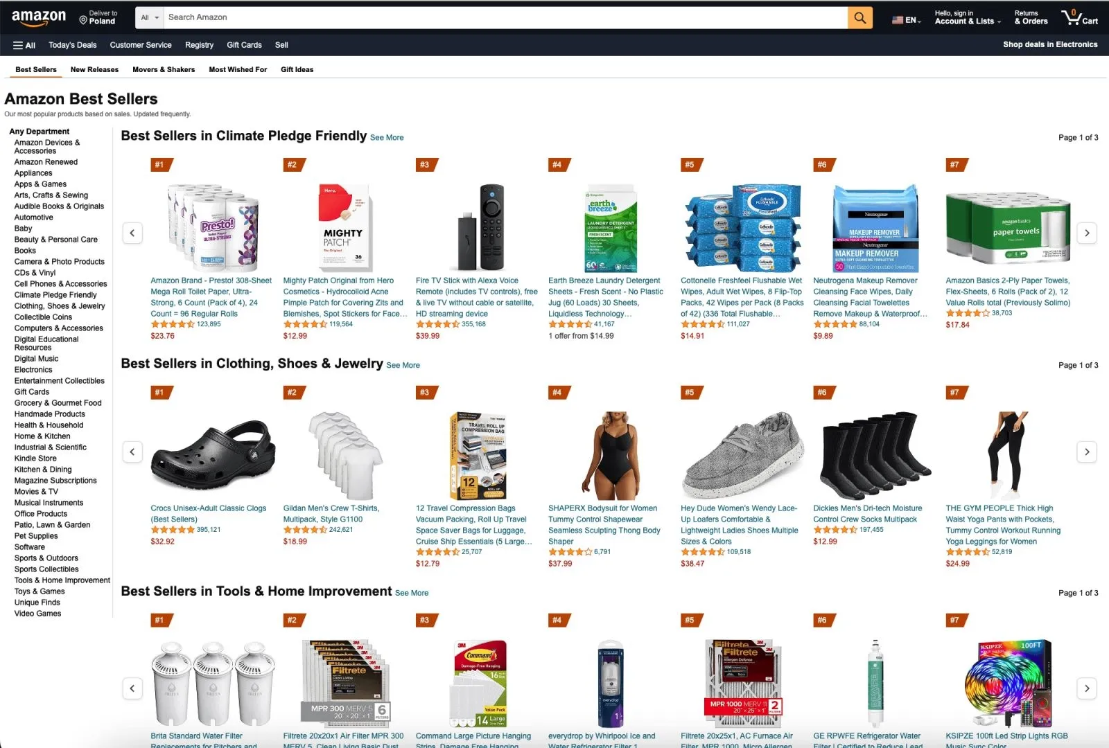 lựa chọn sản phẩm đăng bán trên amazon