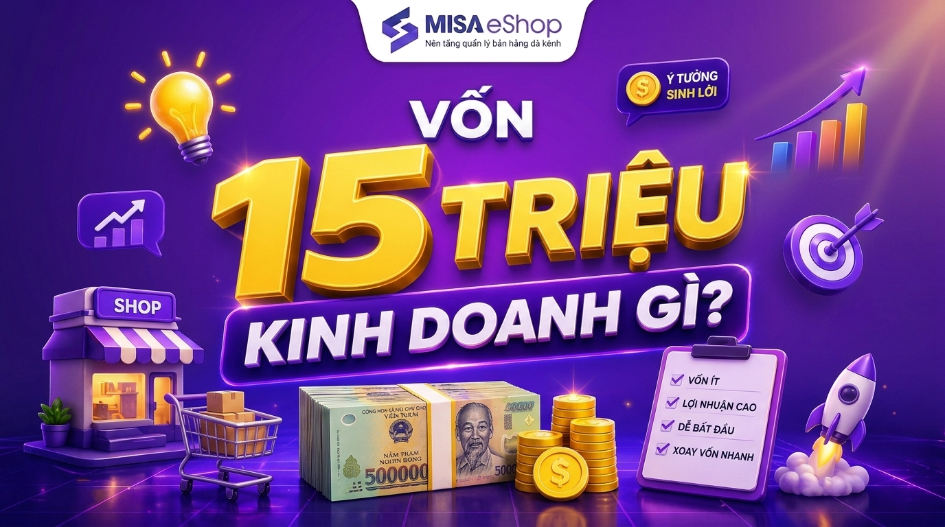 vốn 15 triệu kinh doanh gì