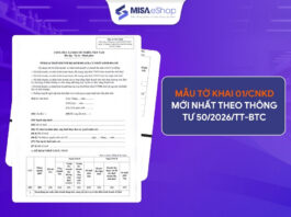 Mẫu số 01/CNKD mới nhất theo Thông tư 50/2026/TT/BTC thay thế Thông tư 18/2026/TT-BTC tờ khai thuế 01/CNKD
