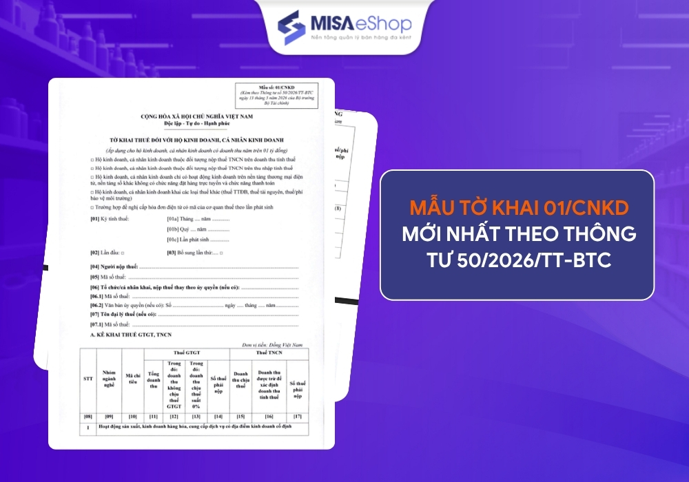 tờ khai thuế 01/CNKD