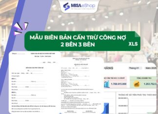 Mẫu biên bản cấn trừ công nợ 2 bên và 3 bên (có file tải miễn phí) mẫu biên bản cấn trừ công nợ