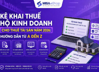 Kê khai thuế hộ kinh doanh cho thuê tài sản năm 2026: hướng dẫn từ A đến Z Kê khai thuế hộ kinh doanh cho thuê tài sản năm 2026