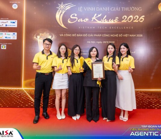 MISA eShop vinh dự đạt giải thưởng Sao Khuê và ghi danh Bản đồ Giải pháp Công nghệ số Việt Nam 2026