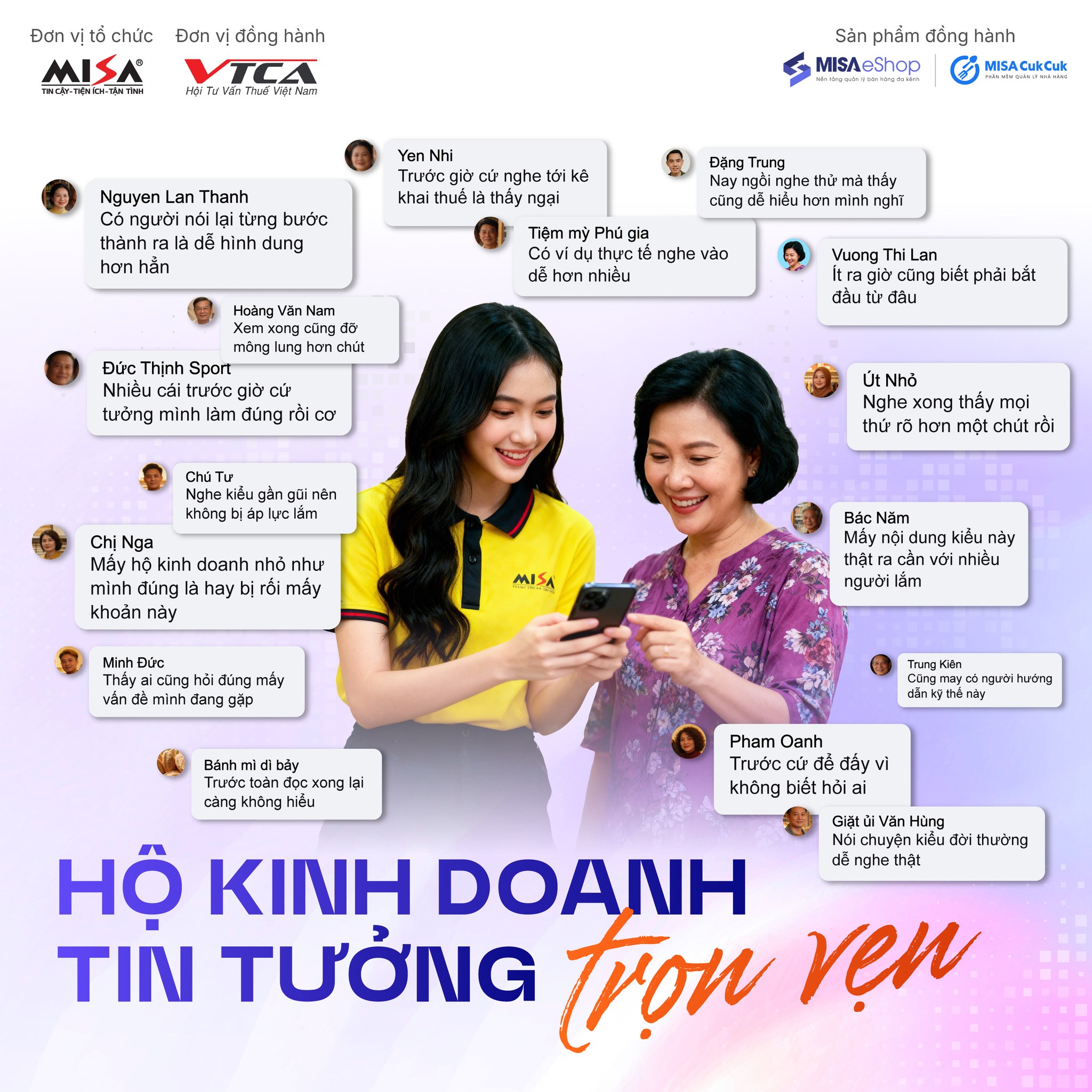 Tổng kết chiến dịch “Bình Dân Học Vụ Kê Khai Thuế”: Hơn 2,6 triệu Hộ kinh doanh tư tin khai thuê