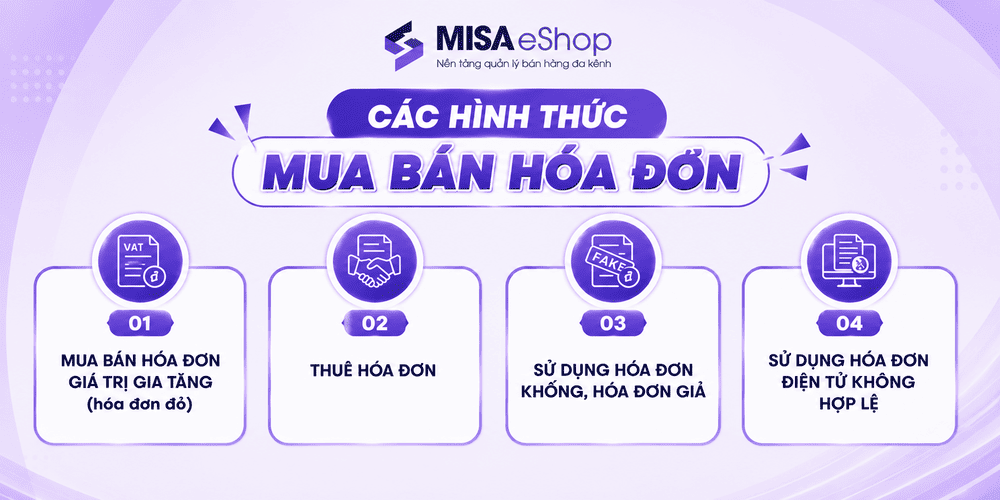 hình thức mua bán hóa đơn