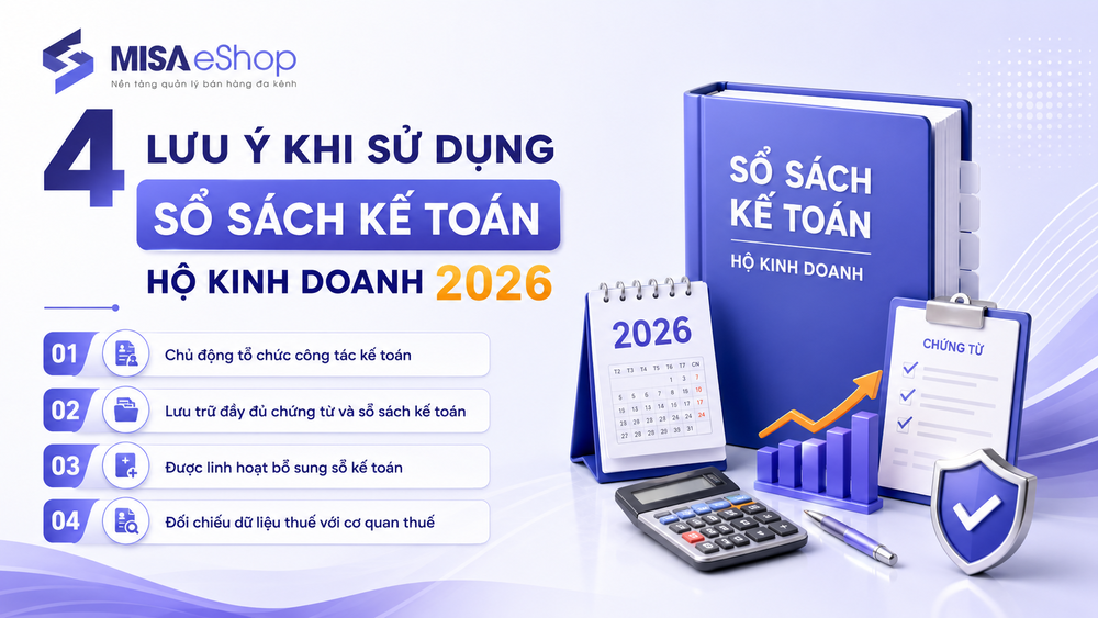 sử dụng sổ sách kế toán