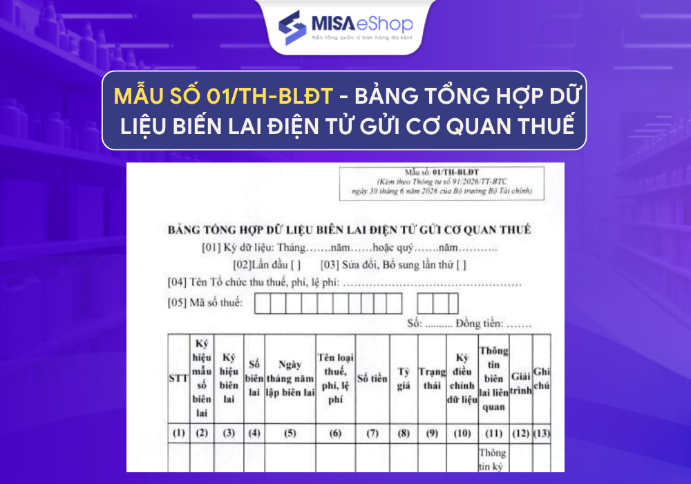 Mẫu số 01/TH-BLĐT