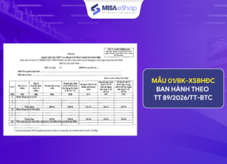 Tải và hướng dẫn điền mẫu số 01/BK-XSBHĐC theo thông tư 89/2026/TT-BTC mẫu số 01/BK-XSBHĐC